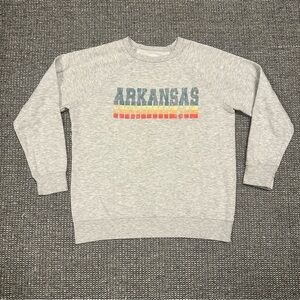 State of Mine Arkansas Light Gray Fleece Sweatshirt